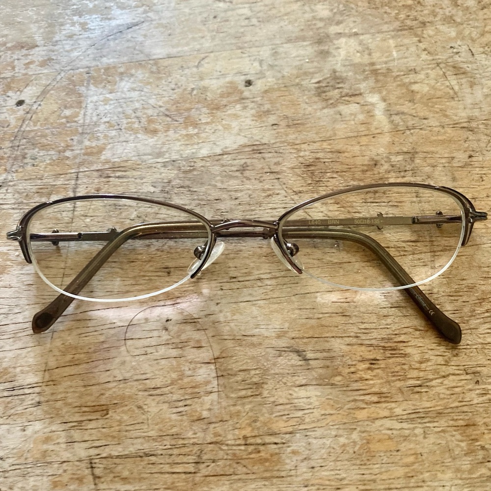 Lulu Guinness- Vintage 90’s/Y2K Oval Minimalist Eyeglasses